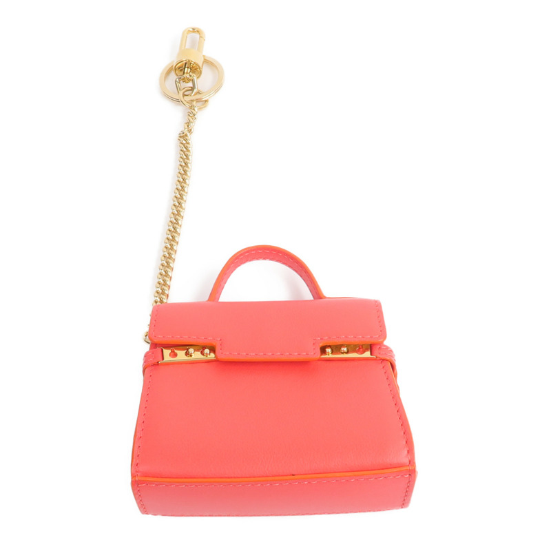 Delvaux 牛皮皮革Tempete Bag Charm掛飾-4