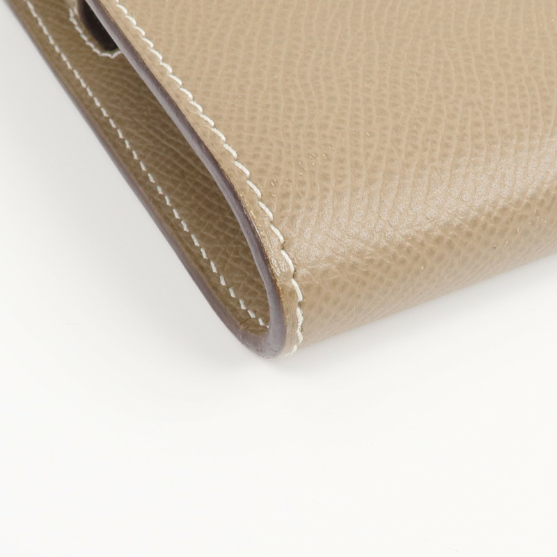 HERMES Epsom皮革Kelly To Go肩背袋Etoupe-12