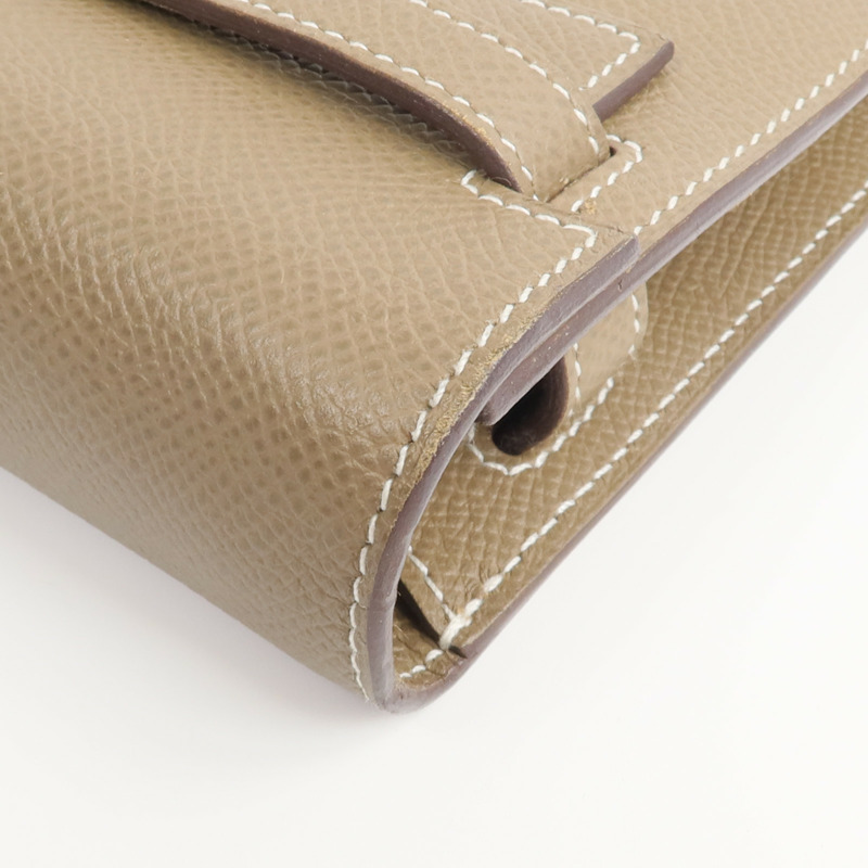 HERMES Epsom皮革Kelly To Go肩背袋Etoupe-14