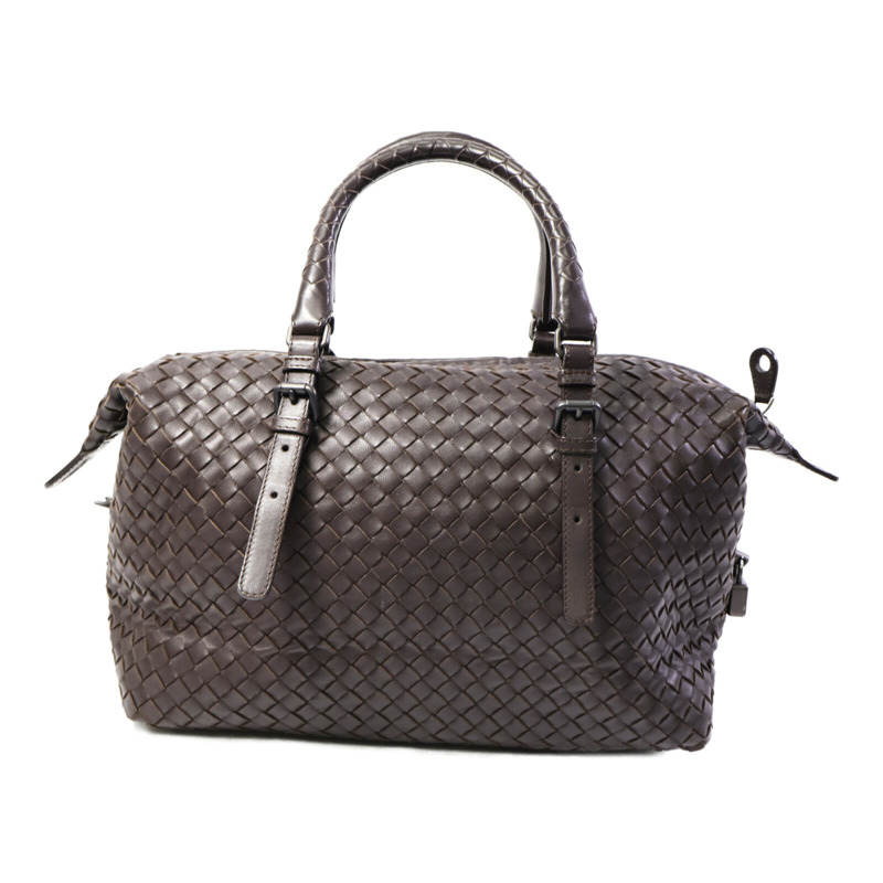BOTTEGA VENETA 羊皮皮革Boston Bag手挽袋-1