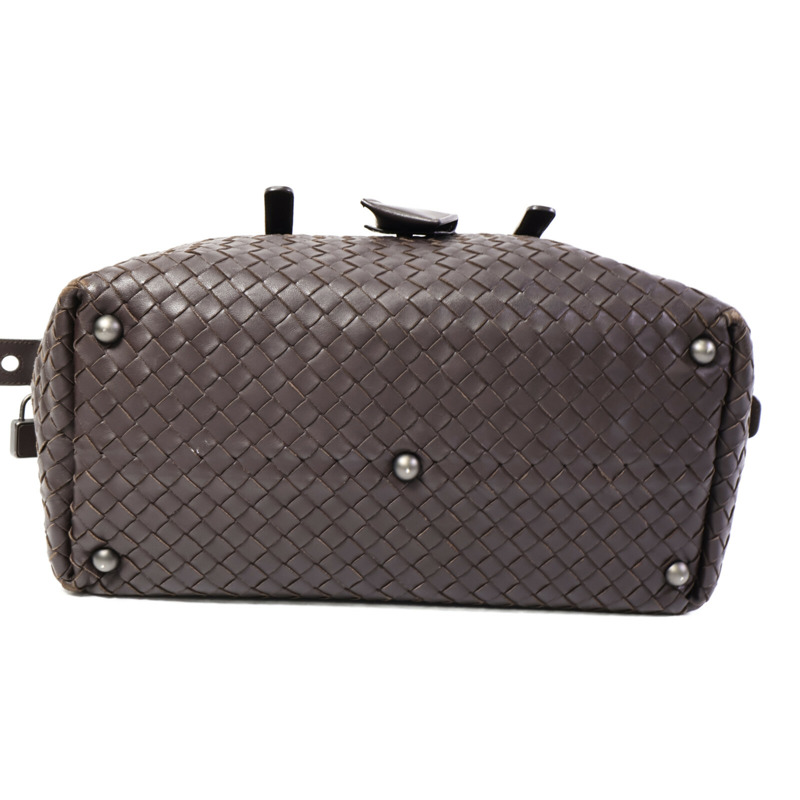 BOTTEGA VENETA 羊皮皮革Boston Bag手挽袋-3