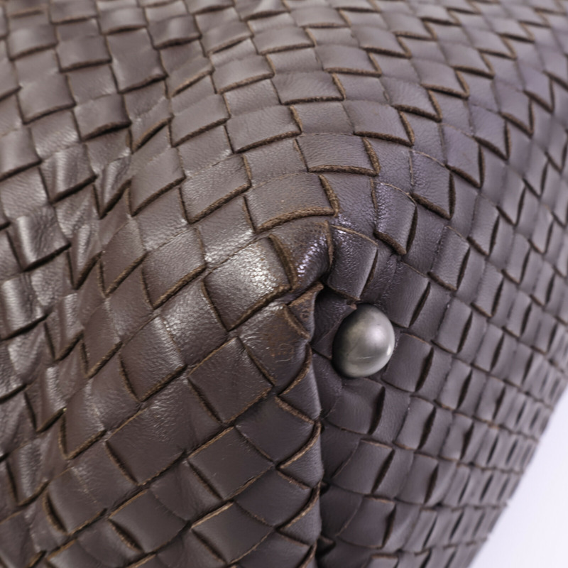 BOTTEGA VENETA 羊皮皮革Boston Bag手挽袋-13
