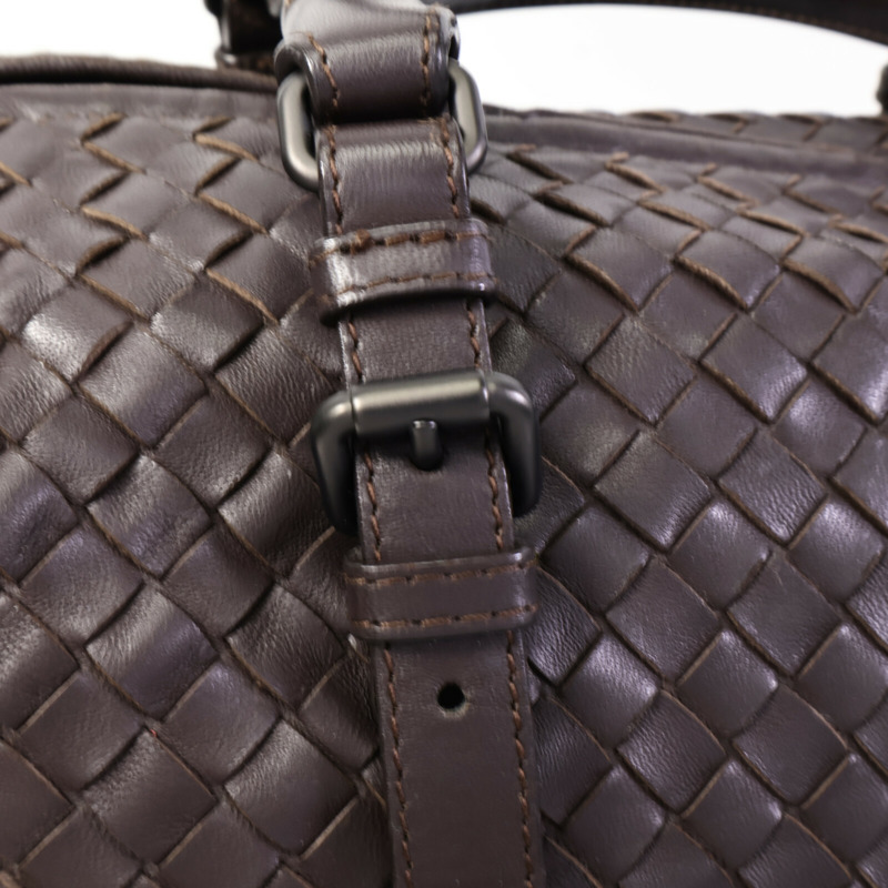 BOTTEGA VENETA 羊皮皮革Boston Bag手挽袋-14