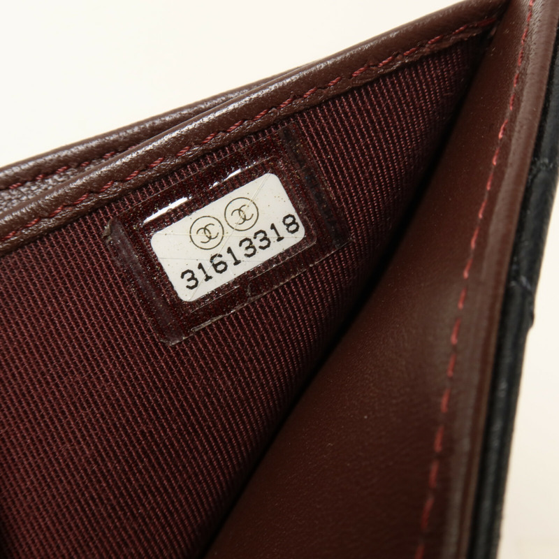 CHANEL 羊皮皮革Classic Small Flap Wallet錢包-9