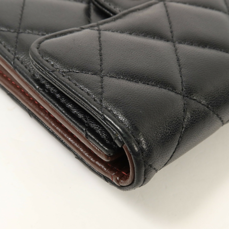 CHANEL 羊皮皮革Classic Small Flap Wallet錢包-13