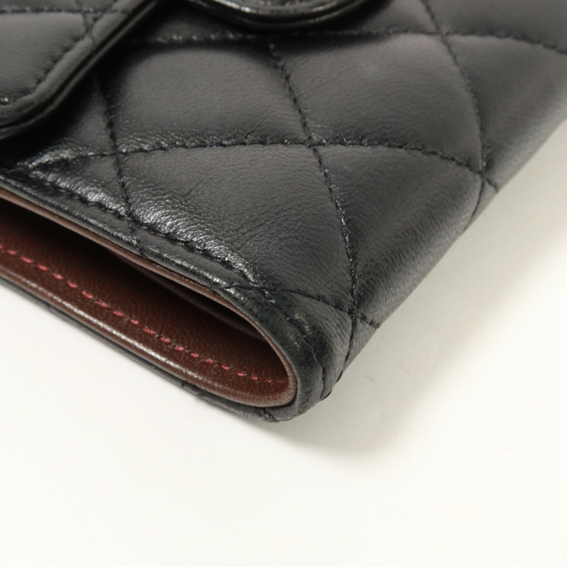 CHANEL 羊皮皮革Classic Small Flap Wallet錢包-15