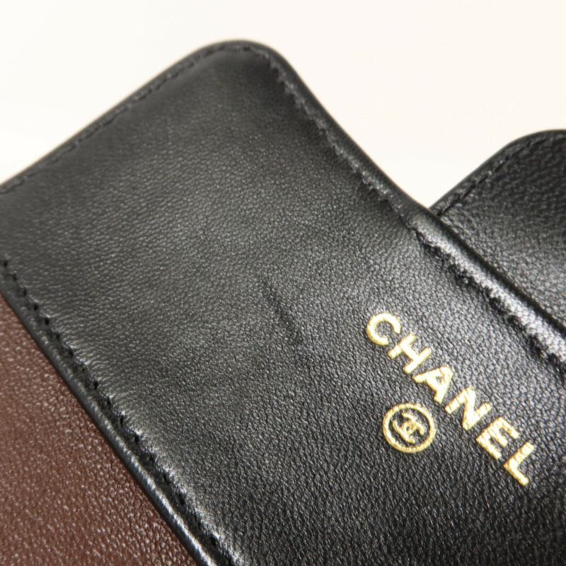CHANEL 羊皮皮革Classic Small Flap Wallet錢包-16