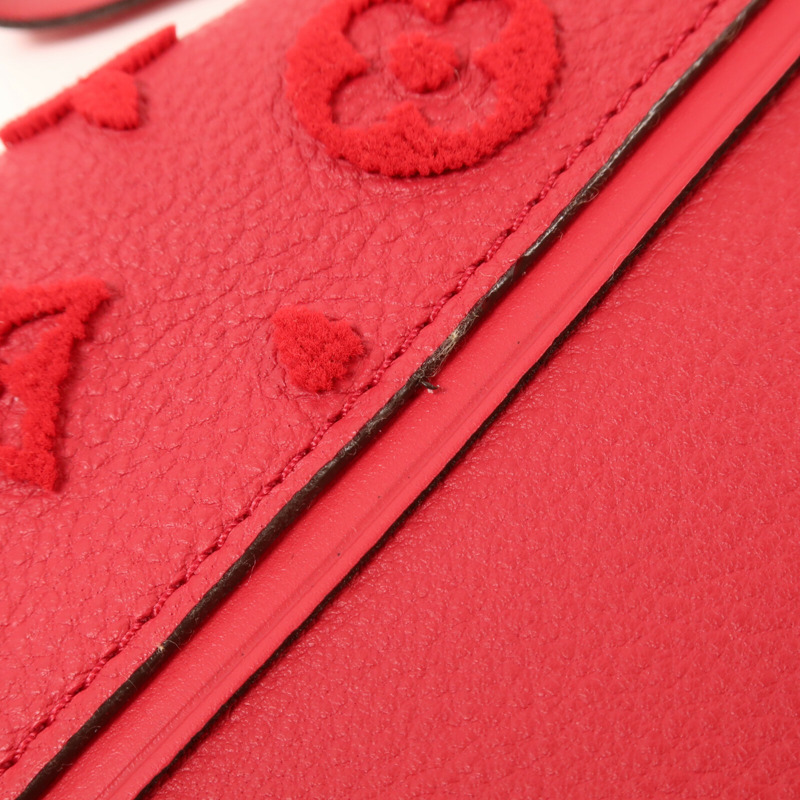 LOUIS VUITTON Monogram Veau Cachemire W Pochette Pouch-14