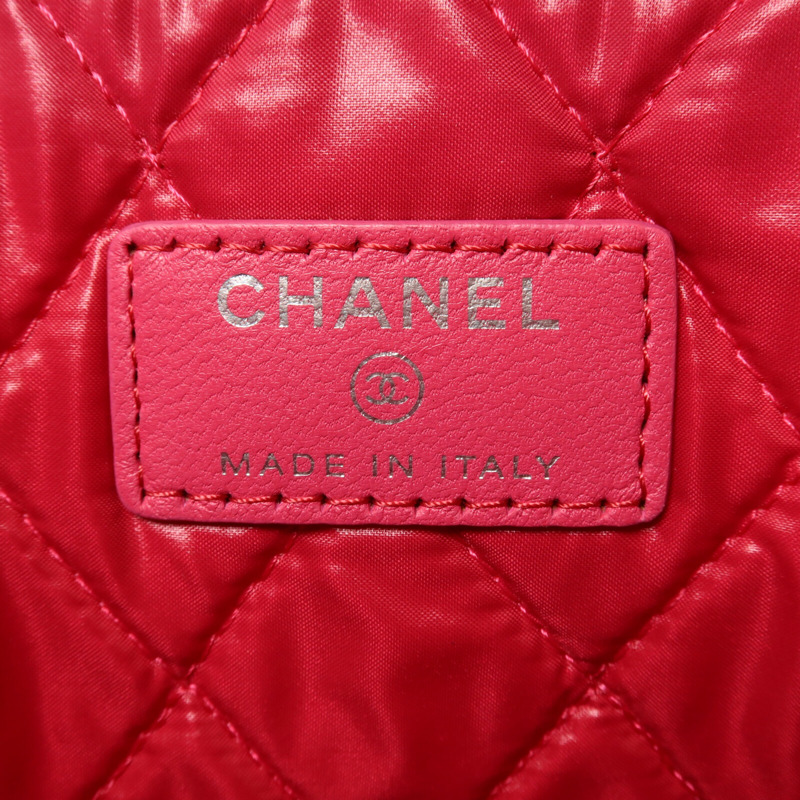 CHANEL 漆皮皮革Matelasse O-Case Clutch手拿包-5