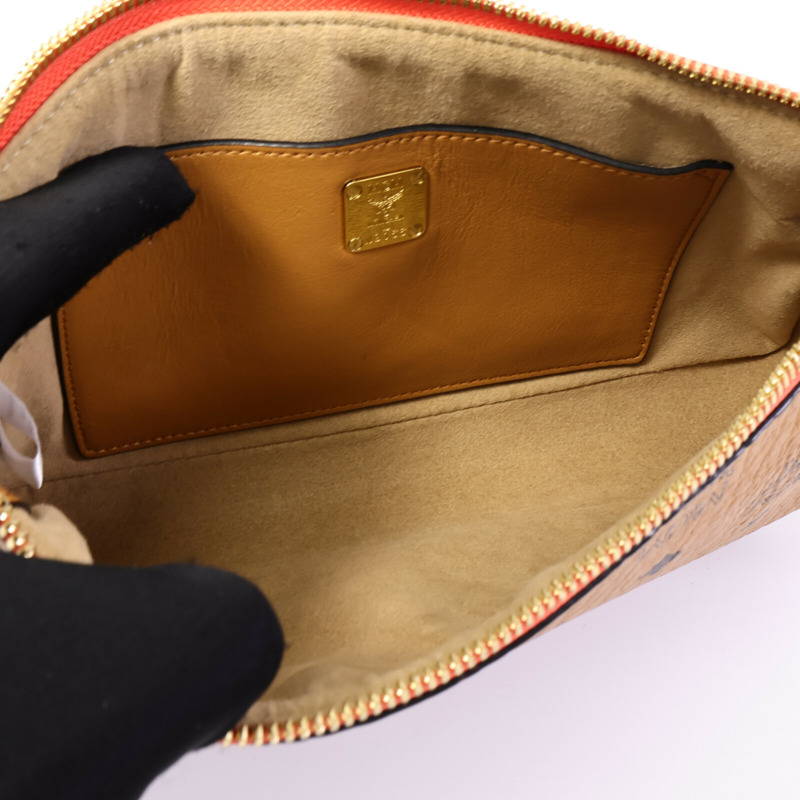 MCM 塗層帆布Shoulder Bag肩背袋-4
