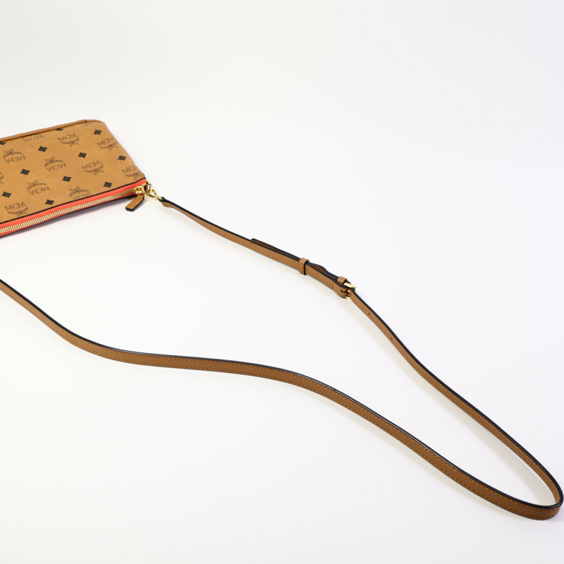 MCM 塗層帆布Shoulder Bag肩背袋-8