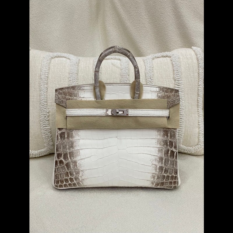 Hermes Birkin25 喜馬拉雅
皮质:兩點鱷
金属:銀扣-0