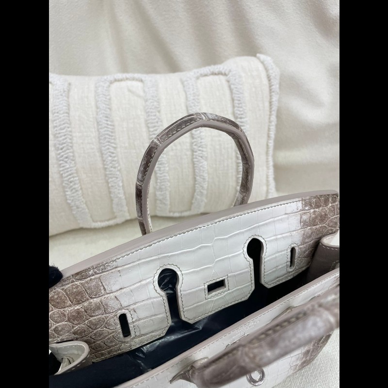 Hermes Birkin25 喜馬拉雅
皮质:兩點鱷
金属:銀扣-20