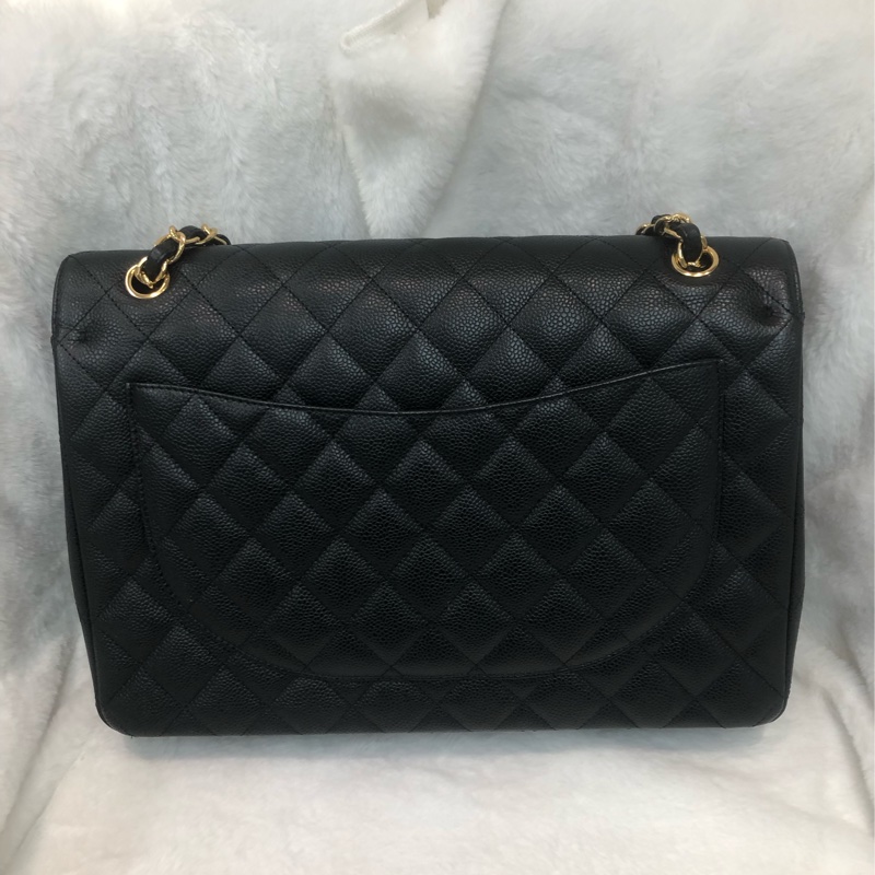 Chanel 荔牛 黑金 Jumbo 33cm XC546-2