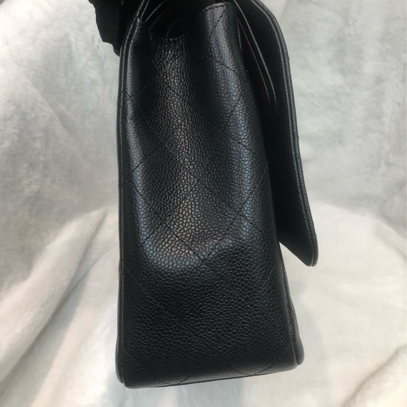 Chanel 荔牛 黑金 Jumbo 33cm XC546-3