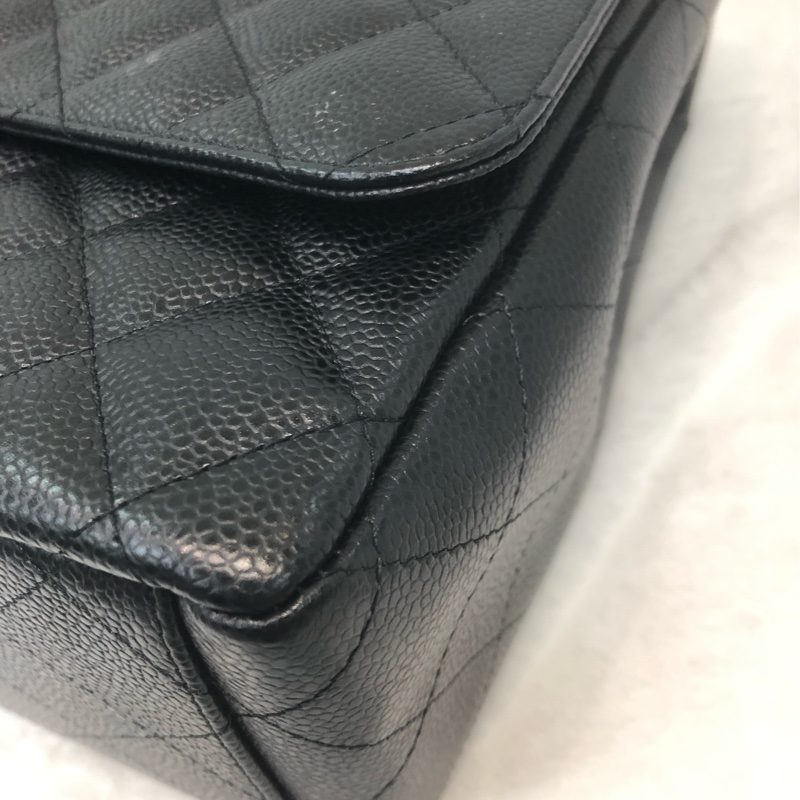 Chanel 荔牛 黑金 Jumbo 33cm XC546-11