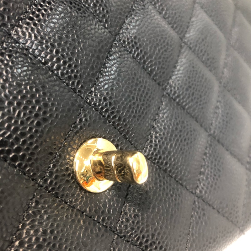 Chanel 荔牛 黑金 Jumbo 33cm XC546-16