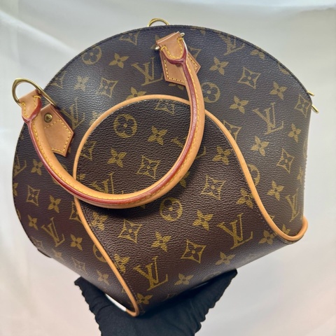 路易威登 LOUIS VUITTON 老花橢圓貝殼包 M51127 PM TH0032
