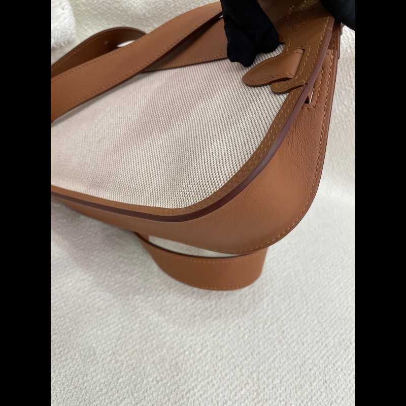 Hermes Mini Jypsiere 迷你吉普賽 金棕拼布 銀扣
颜色:金棕/米白-12