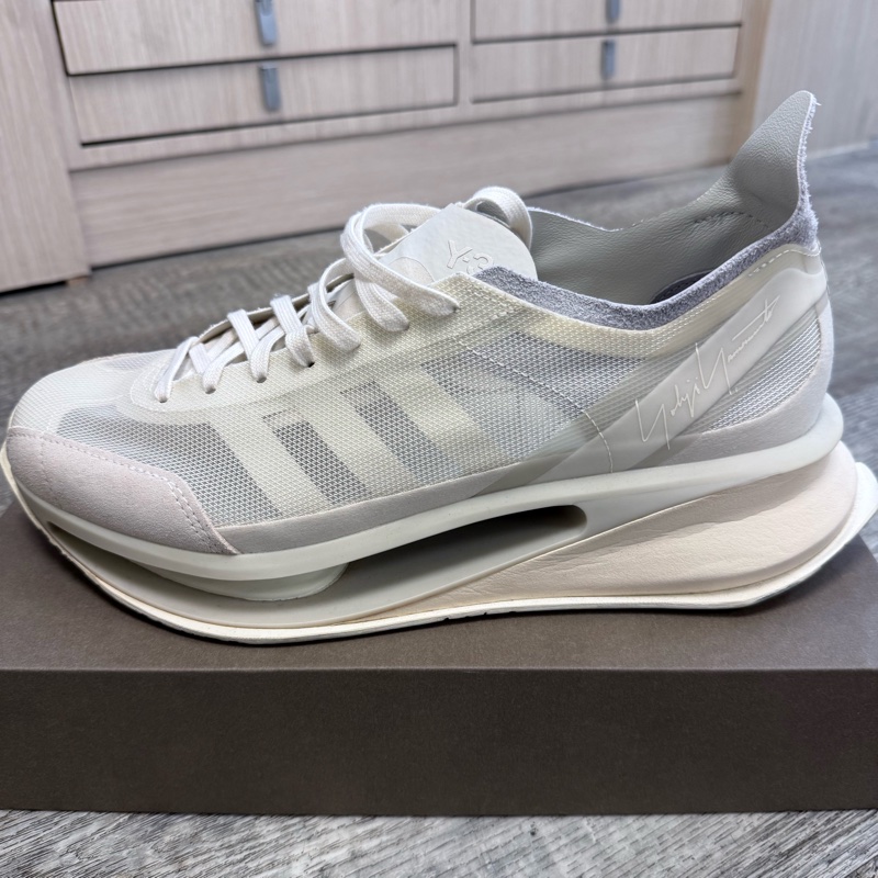 adidas Y-3 ADIOS PRO 4 灰白/米白-0
