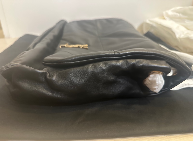SAINT LAURENT 羊皮鏈帶肩背包|全新未使用|經典黑色|附完整配件✨-1