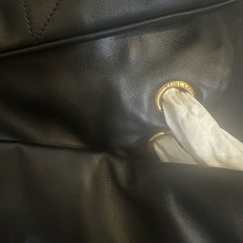 SAINT LAURENT 羊皮鏈帶肩背包|全新未使用|經典黑色|附完整配件✨-11