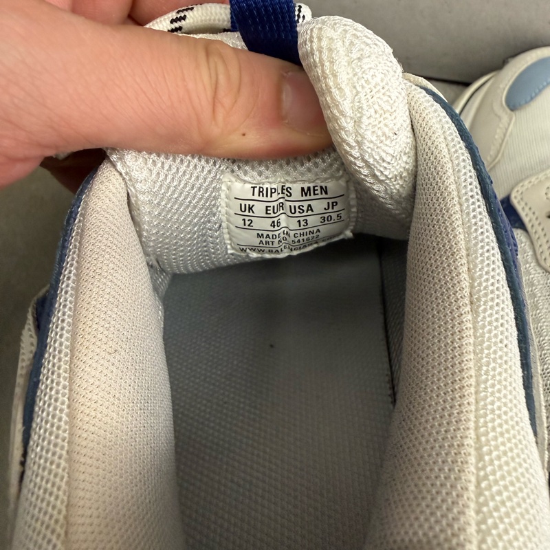 二手Balenciaga 白紫Triple S-3