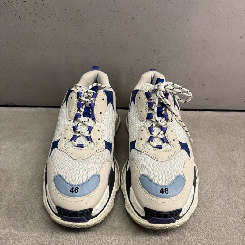 二手Balenciaga 白紫Triple S-5