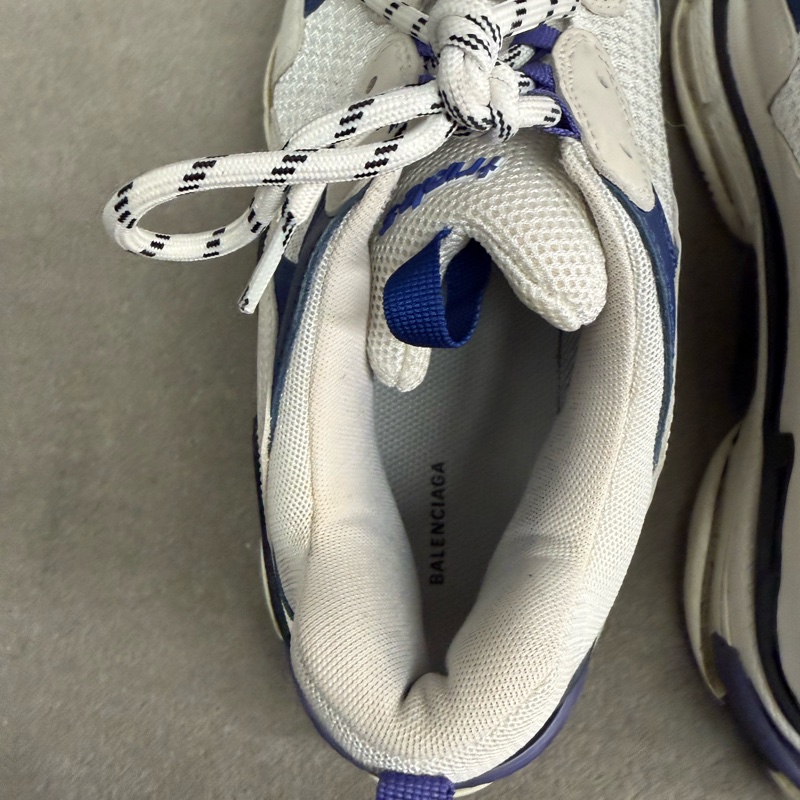 二手Balenciaga 白紫Triple S-7