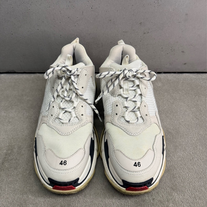 二手Balenciaga 白紅Triple S-5