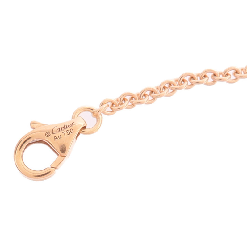 CARTIER 18K玫瑰金Love Blaceret On Chain手鏈-7