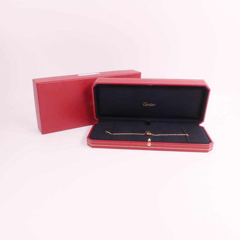CARTIER 18K玫瑰金Love Blaceret On Chain手鏈-8
