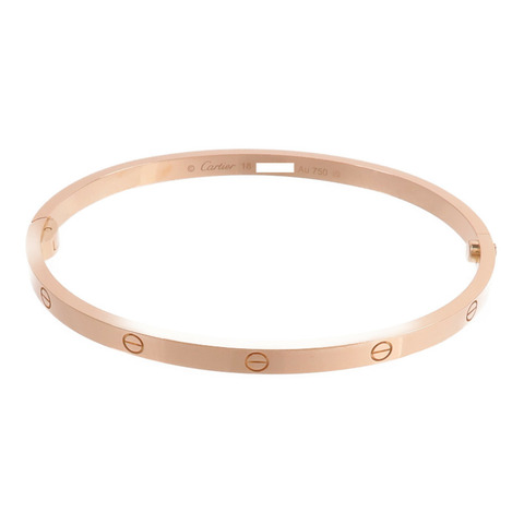 CARTIER 18K玫瑰金Love Bracelet Small Model手鐲
