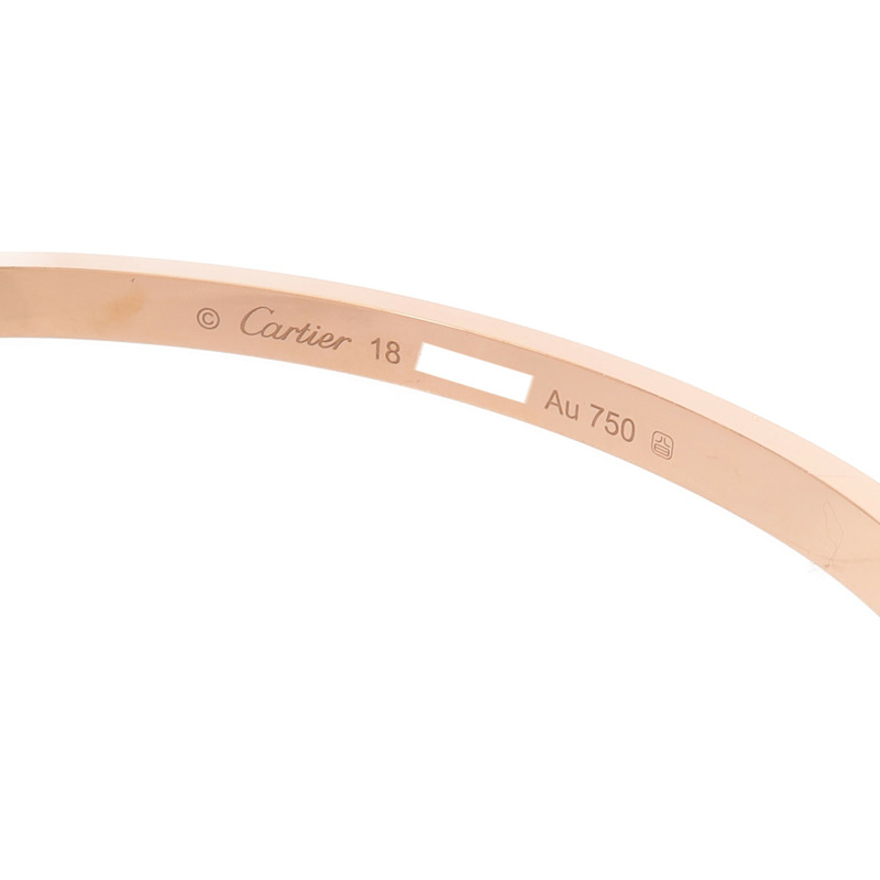CARTIER 18K玫瑰金Love Bracelet Small Model手鐲-4