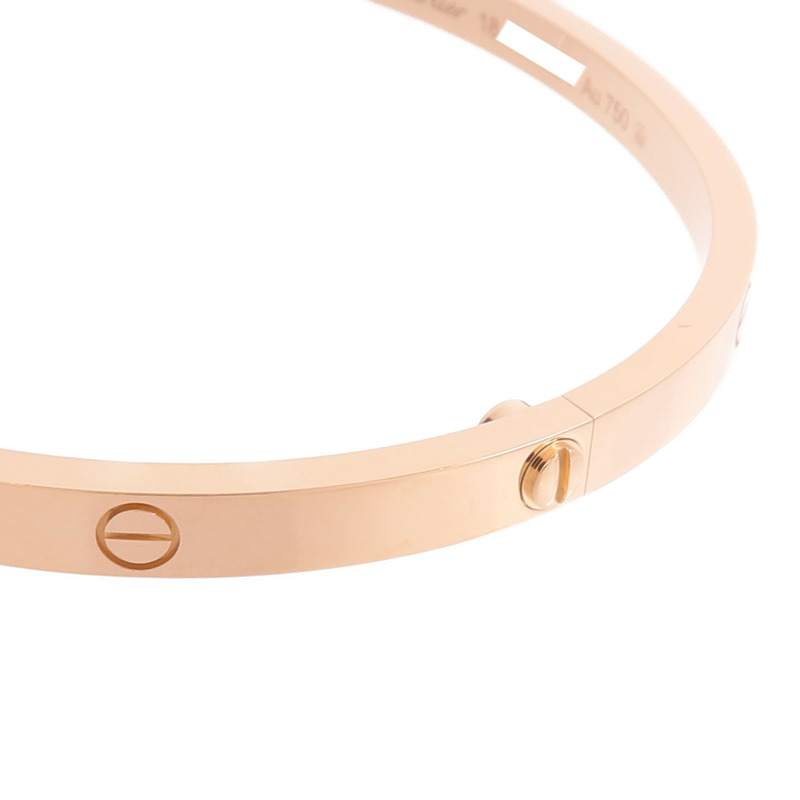 CARTIER 18K玫瑰金Love Bracelet Small Model手鐲-6