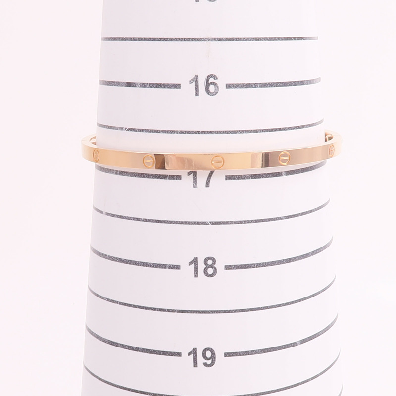 CARTIER 18K玫瑰金Love Bracelet Small Model手鐲-8