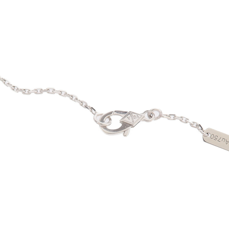 Van Cleef & Arpels 18K白金Vintage Alhambra Pendant項鍊-4