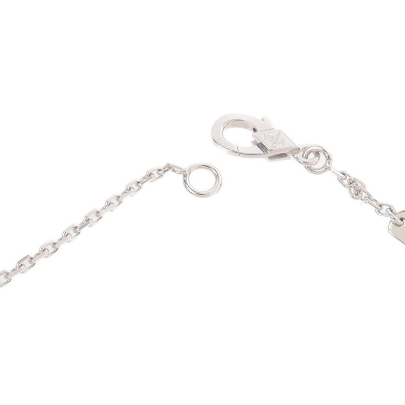 Van Cleef & Arpels 18K白金Vintage Alhambra Pendant項鍊-5