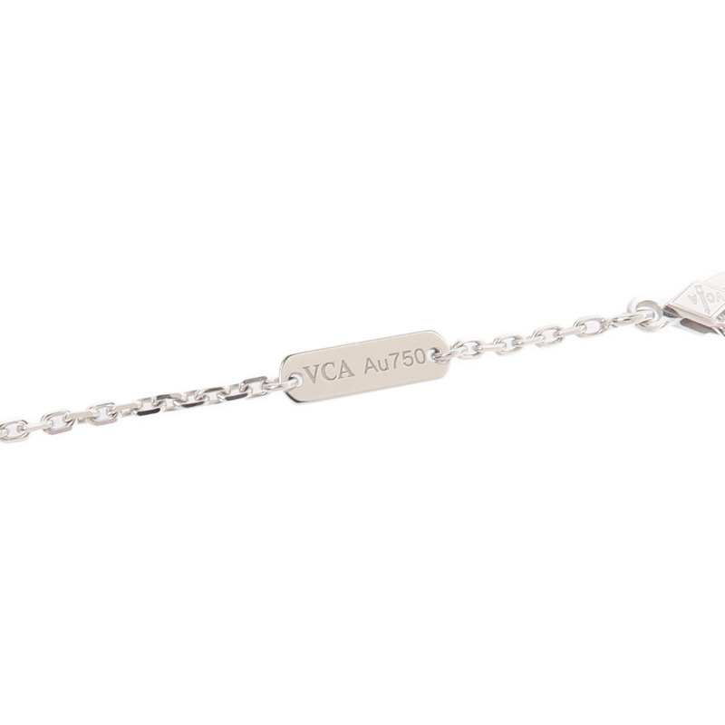 Van Cleef & Arpels 18K白金Vintage Alhambra Pendant項鍊-6