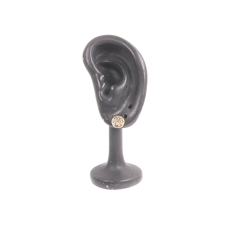 HERMES 18K玫瑰金Ex-Libris Earrings耳環-8
