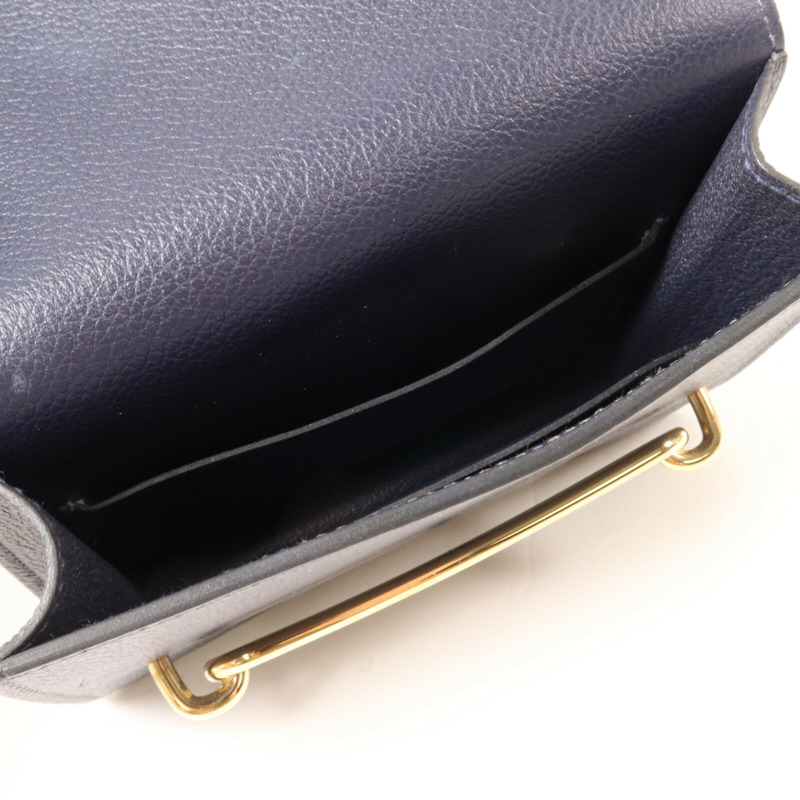 HERMES Evercolor皮革Roulis Slim Wallet錢包Bleu Nuit-6