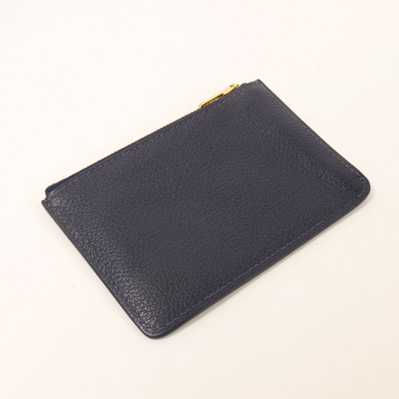 HERMES Evercolor皮革Roulis Slim Wallet錢包Bleu Nuit-14