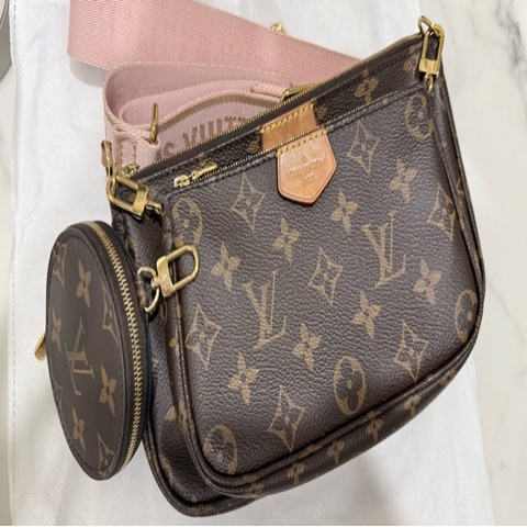 Multi Pochette Accessoires 五合一麻將包-粉色