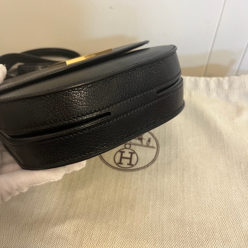 近新品 愛馬仕迷你馬賽克包 黑色-2