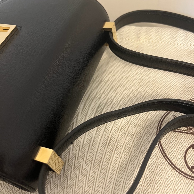 近新品 愛馬仕迷你馬賽克包 黑色-9