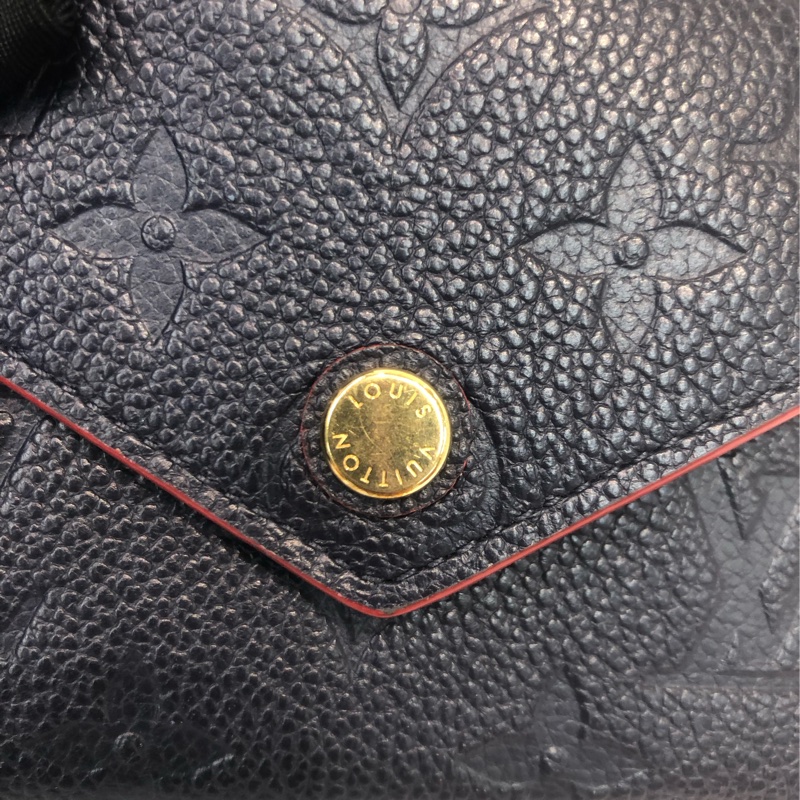 LV 藍色壓紋三摺銀包 XB828-10