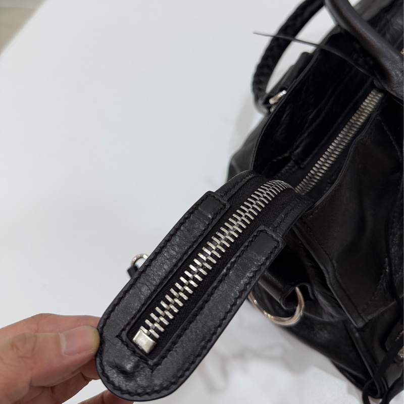 BALENCIAGA 巴黎世家 GIANT21 PART TIME 黑色 機車包 斜背包 肩背包 側背包 手提包-20