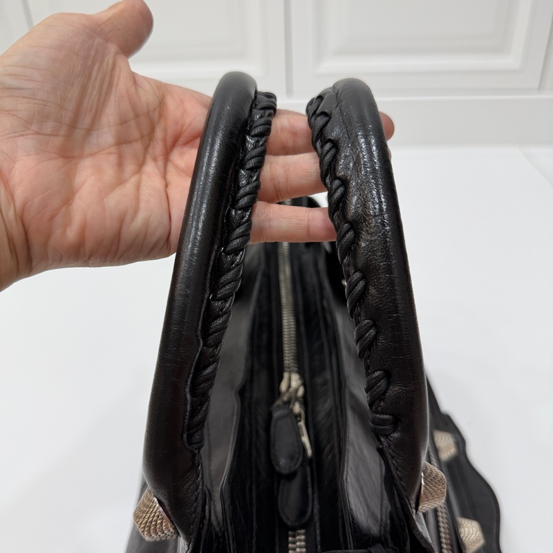 BALENCIAGA 巴黎世家 GIANT21 PART TIME 黑色 機車包 斜背包 肩背包 側背包 手提包-24