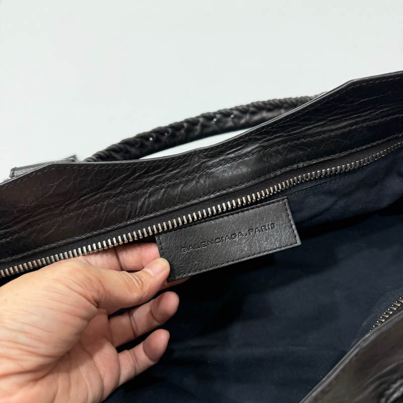 BALENCIAGA 巴黎世家 GIANT21 PART TIME 黑色 機車包 斜背包 肩背包 側背包 手提包-28