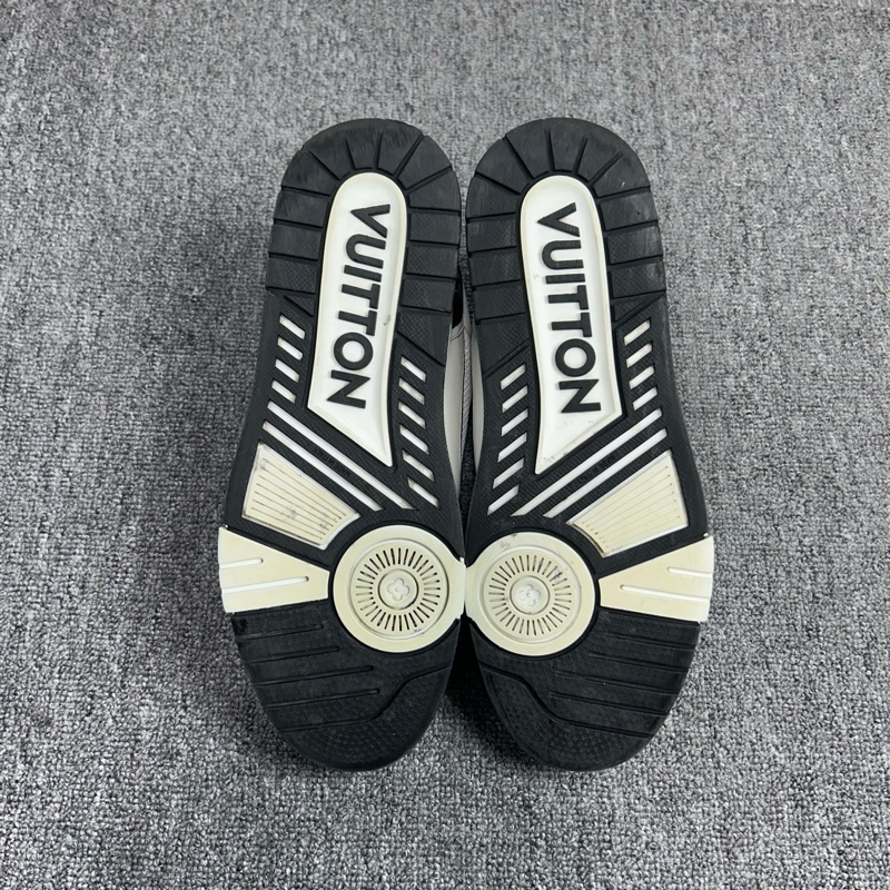 Louis Vuitton 路易威登 LV Trainer 黑白魔術貼 休閒鞋/41碼-7